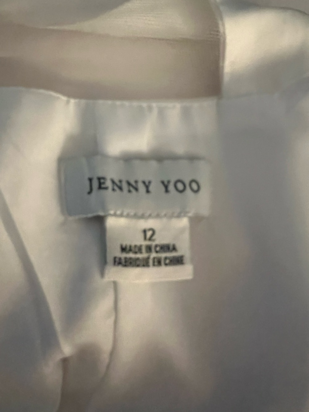 Jenny Yoo Ivory Bridal Bodice with Satin Sheen